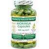 150 Moringa Capsules Made With USDA Certified Organic Moringa Leaf Powder, Net Weight of 500mg per Capsule view 1
