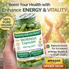 150 Moringa Capsules Made With USDA Certified Organic Moringa Leaf Powder, Net Weight of 500mg per Capsule view 3