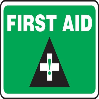 ACCUFORM Safety Sign: First AID 7" X 10" (MFSD543VP)