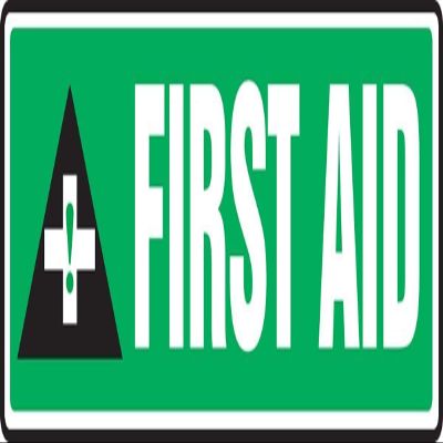 ACCUFORM Safety Sign: First AID (Graphic) (MFSD559VS)