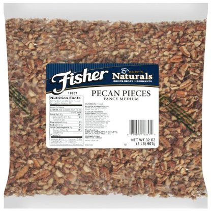 Fisher Roasted & Salted Fancy Pecan Medium Pieces, 5-Pounds (Pack of 1)