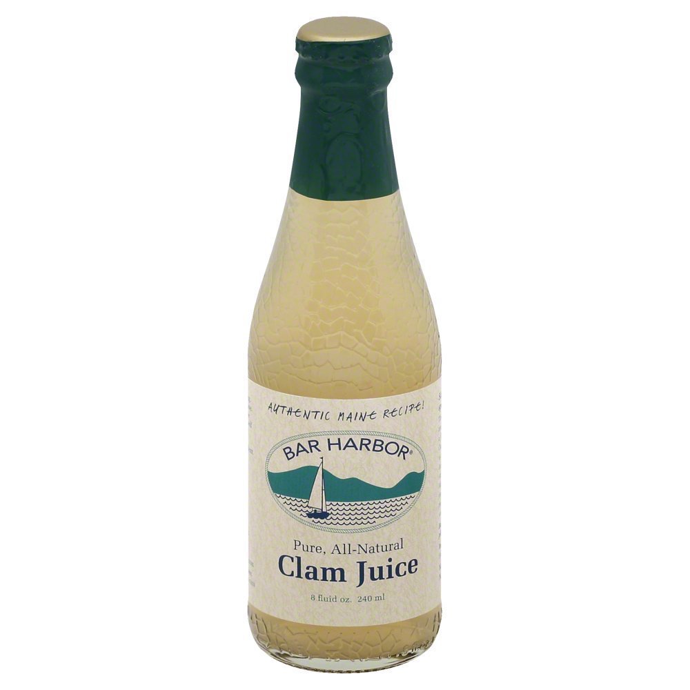 Bar Harbor Clam Juice, 8-Ounce Glass (Pack of 6)