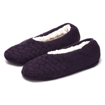 RELAXSO Microwavable SPA Slippers, Wool-Blend Byzantine