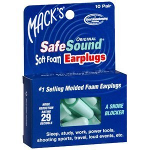 Special pack of 6 EAR PLUGS MACKS SAFE SND FOAM 10PR