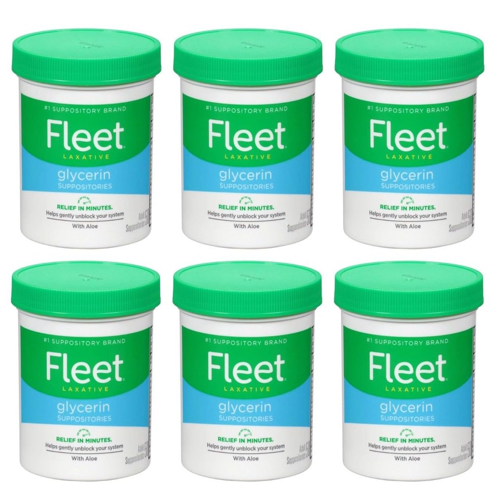 Special Pack of 6 Glycerin Support Adult Fleet 50 per Pack