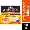 Airborne Zesty Orange Effervescent Tablets, 10 count - 1000mg of Vitamin C - Immune Support Supplement (Pack of 6) view 2