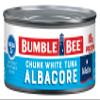 Bumble Bee Chunk White Albacore Tuna in Water, 12 oz Can - Wild Caught Tuna - 18g Protein per Serving, High in Omega-3s - Non-GMO Project Verified, Gluten Free, Kosher view 1