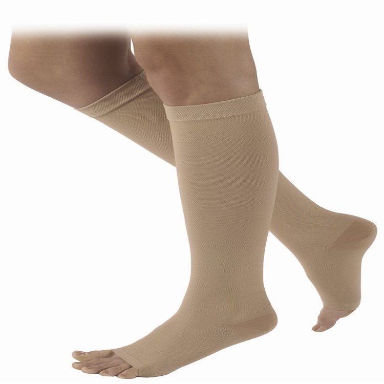 Sigvaris Natural Rubber 503CL4O77 30-40 Mm.Hg Full Long L4 Calf, Beige