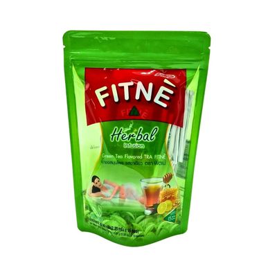 Fitne Herbal Infusion Green Tea Flavored 2.35g. Pack of 15sachets