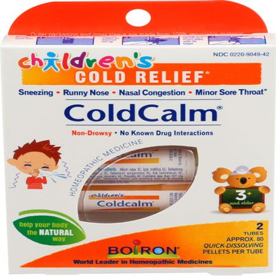 Boiron Children's Coldcalm, Homeopathic Medicine for Cold Relief, 2 Count