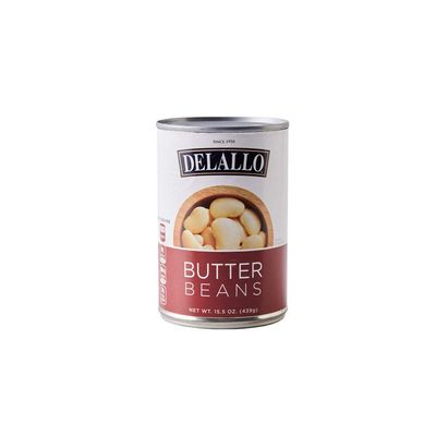 Delallo Butter Beans, 15.5000-Ounce (Pack of 12)