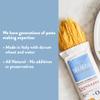 DeLallo Capellini Pasta, Angel Hair Pasta Made in Italy, Made with Only 100% Durum Wheat Semolina Flour, Bronze Cut, All Natural, Non-GMO, Kosher, Vegan, 1 Pound Bag, (8 Pack) view 3