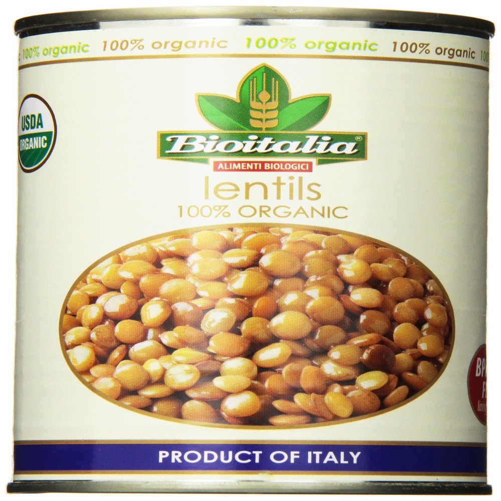 Bioitalia Lentils, 14 Ounce (Pack of 12)