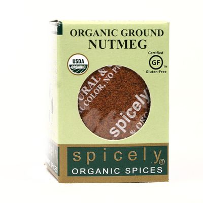 SPICELY Organic Ground Nutmeg, 0.4 OZ