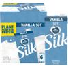 Silk Shelf-Stable Soy Milk, Vanilla, Dairy-Free, Vegan, Non-GMO Project Verified, 1 Quart (Pack of 6) view 1