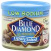 Blue Diamond Almonds Low Sodium Lightly Salted Snack Nuts, 6 Oz Resealable Cans (Pack of 6) view 1