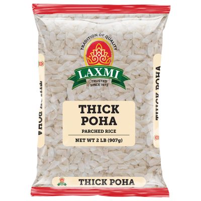 Laxmi Ready-To-Eat Flattened Thick Poha - 32oz