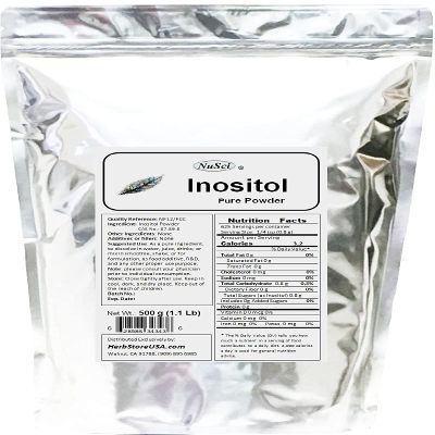 NuSci 500g Inositol Pure Powder NF12 & FCC Quality