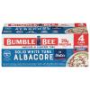 Bumble Bee Solid White Albacore Tuna in Water, 5 oz Can (Pack of 4) - Wild Caught Tuna - 29g Protein per Serving, High in Omega-3s - Non-GMO Project Verified, Gluten Free, Kosher view 1