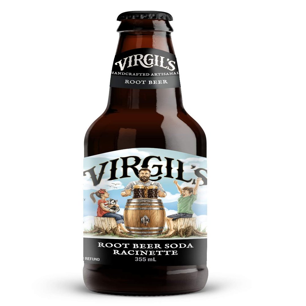 Virgil's Natural Micro Brew Root Beer -- 12 fl oz Each / Pack of 24