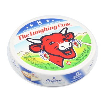 Creamy Swiss Spreadable Cheese Wedges by Laughing Cow