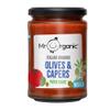 Mr Organic - No Added Sugar Olives & Capers Pasta Sauce 350g - Non-GMO - No Artificial Preservatives or Colours - Rich & Delicious Flavour view 1