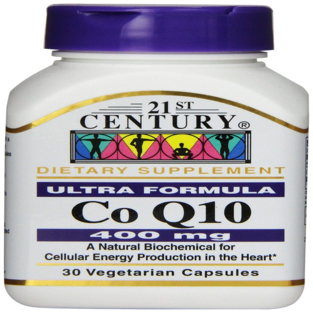 21st Century Co Q10 400 mg Veg Capsules, 30 Count
