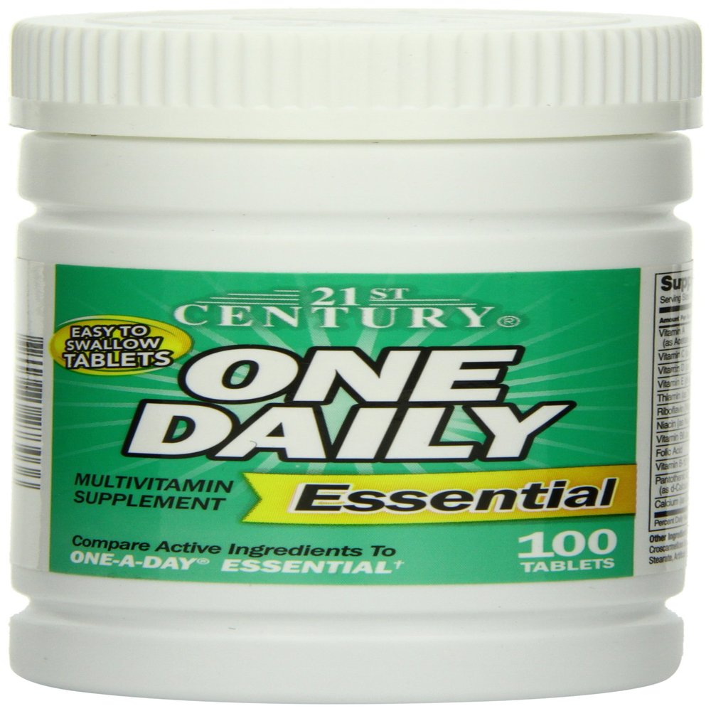 21st Century One Daily Men's Health Tablets, 100 Count (Pack of 2)