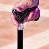 Royal RC Canes Pearlz Designer Adjustable Walking Cane with Black Marble Acrylic Handle  Lightweight Aluminum Cane for Men and Women  Fashionable Walking Stick for Men and Women view 3