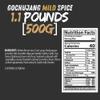 Gochujang  Korean Red Chili Paste [ Mild | 1.1 lb (500g) ]  Gluten-Free/ 0 Fat/ 0 Cholesterol / (40 Calories/Serving) | Spicy & Sweet Savory Fermented Sauce | Great for Bibimbap, Marinades, Stews & BBQ - Ofood view 2