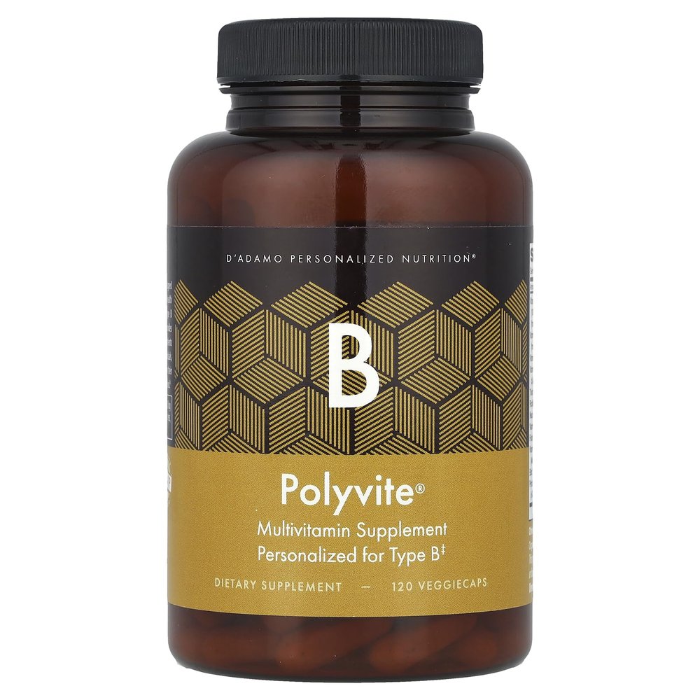 D'Adamo Personalized Nutrition - Polyvite B 120 vcaps
