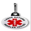 ASTHMA INHALER INSIDE Medical Alert 1 Zipper Pull Charms view 1