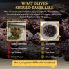 Natural Zing Organic Peruvian Black Olives | Dried Olives, Pitted for a Convenient Healthy Snack Alternative | Naturally Fermented & Organic | 8 oz Bag view 3