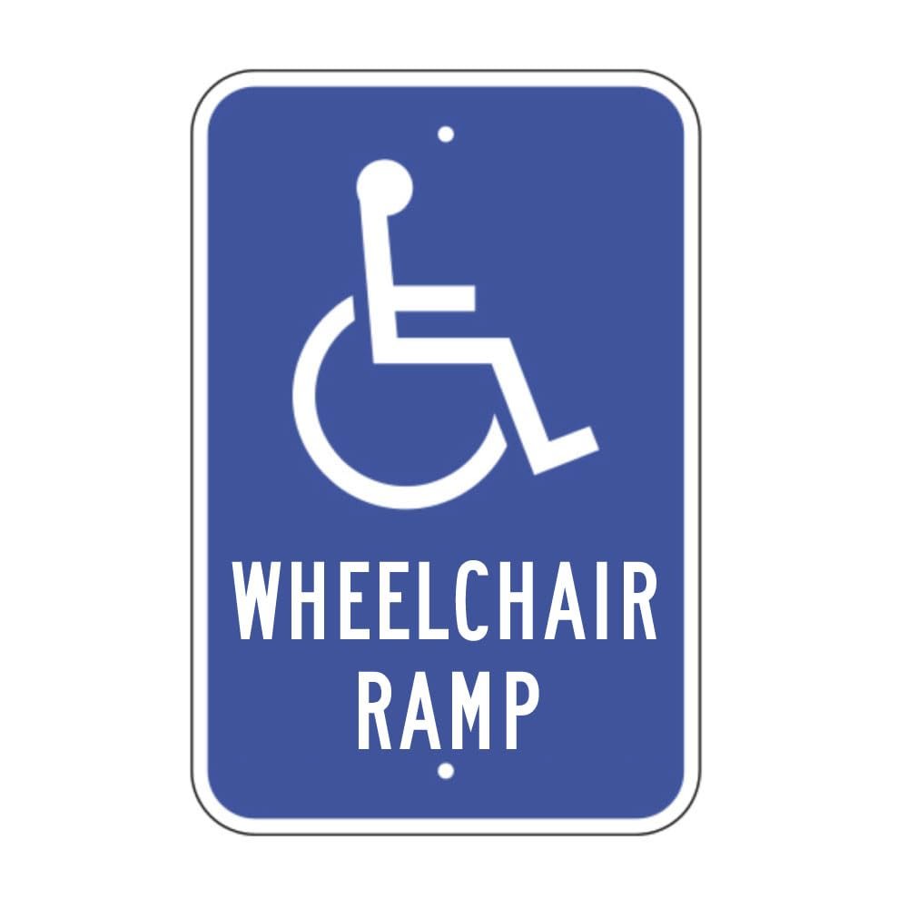 12"x18" Handicap - Wheelchair Ramp