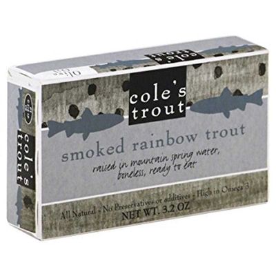 Coles Trout Smoked, 3.2 Ounce (Pack of 10)