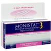 PACK OF 3 EACH MONISTAT 3 CREAM PREFILLED 1EA PT#30062540201 view 1