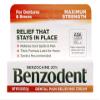 Benzodent Dental Pain Relieving Cream for Dentures and Braces, 0.25 oz tube (Pack of 3) view 2