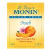 Monin Sugar-Free Peach, 33.8-Ounce Plastic Bottle (1 Liter Bottle) view 3