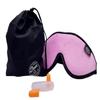 Dream Essentials Escape Luxury Sleep Mask Kit with Eye Cavities, Earplugs and Carry Pouch - Princess Pink Pink, Gift Set view 1