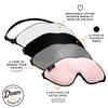 Dream Essentials Escape Luxury Sleep Mask Kit with Eye Cavities, Earplugs and Carry Pouch - Princess Pink Pink, Gift Set view 4