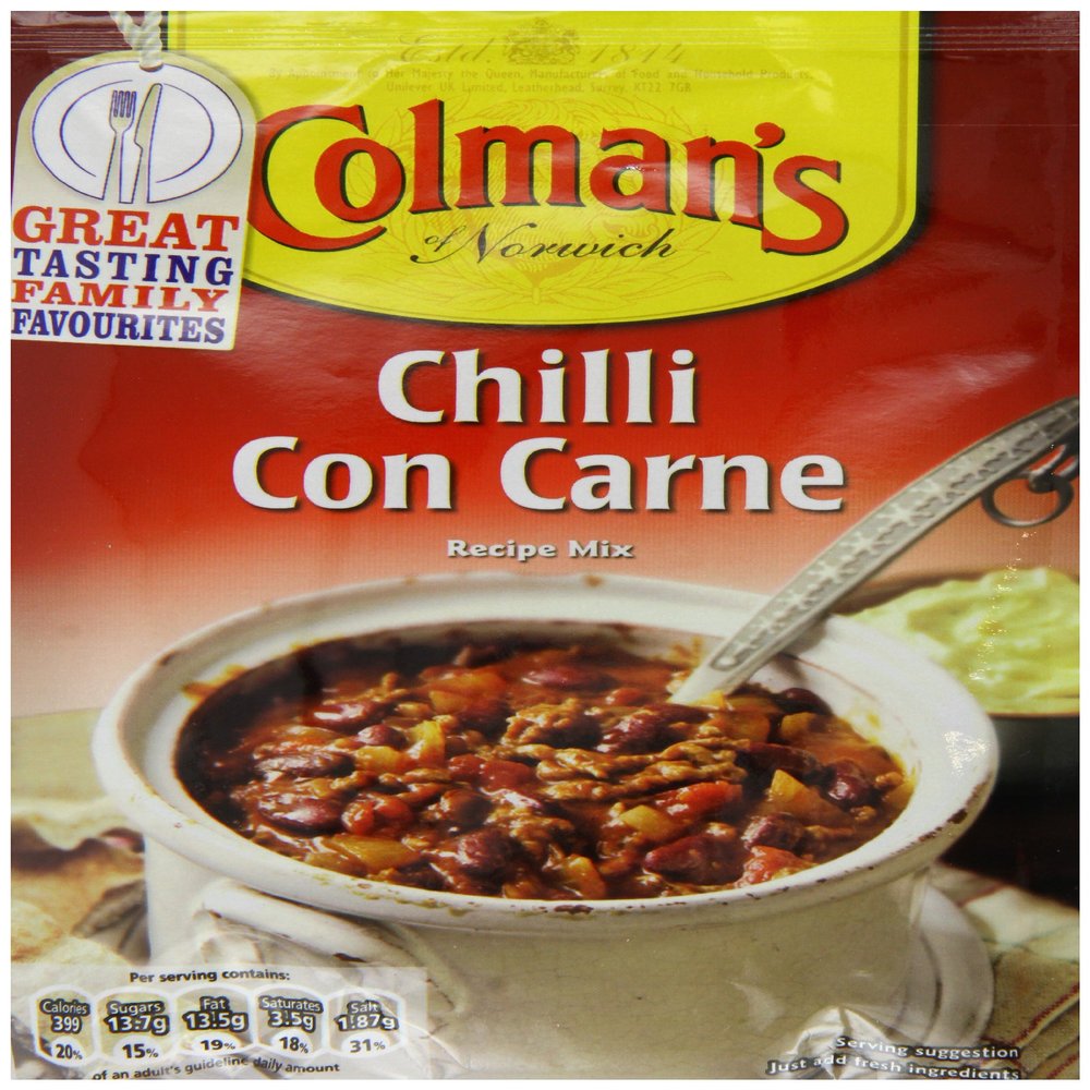 Colmans Chilli Con Carne Recipe Mix 50 g (Pack of 12)