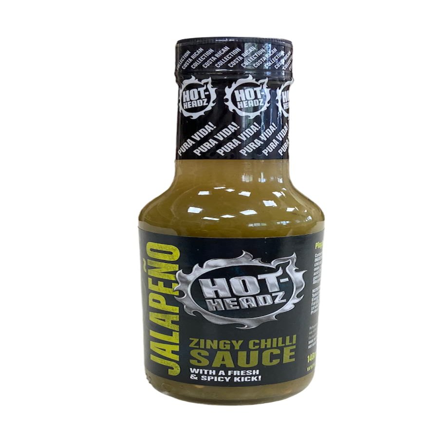 HOT HEADZ Jalapeno Pepper Sauce, 148 ML