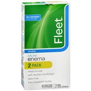 Fleet Adult Saline Enema 4 1/2 Ounces Each, 1 Twin Pack