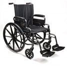Graham-Field Seat Upholstery, Black Nylon and Mounting Hardware, 16" Width x 16" Depth, Wheelchair Parts and Accessories, 907632B1