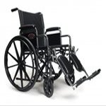 Advantage Wheelchair Complete Footrest w/Footplate (pair)
