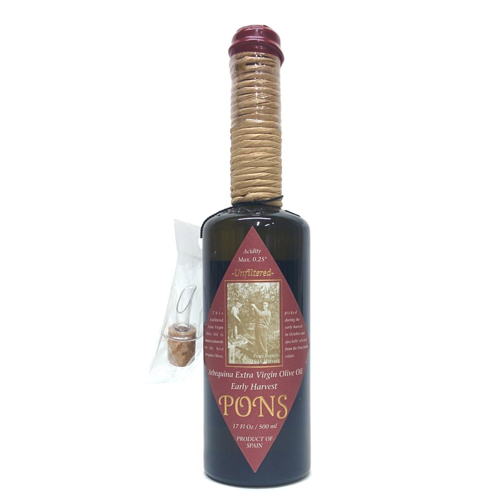 PONS Early Harvest Arbequina Extra Virgin Olive Oil 16 oz