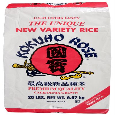 Kokuho Rose Premium Rice, 20-Pound