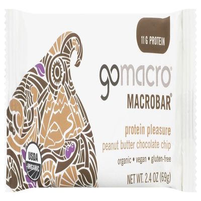 Go Macro Macrobar Protein Pleasure Peanut Butter Chocolate Chip, 2.5 Ounce