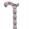 Royal RC Cane American Flag Designer Folding Walking Cane & Stick with Adjustable Height, Ergonomic Derby Handle, Lightweight Travel Mobility Cane with 18mm Rubber Tip for Men & Women up to 250 view 4