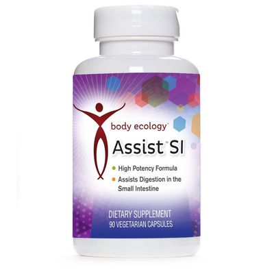 Body Ecology Assist SI | Small Intestine Digestion Enzymes | Non-GMO Immune Support | 90 Vegetarian Count
